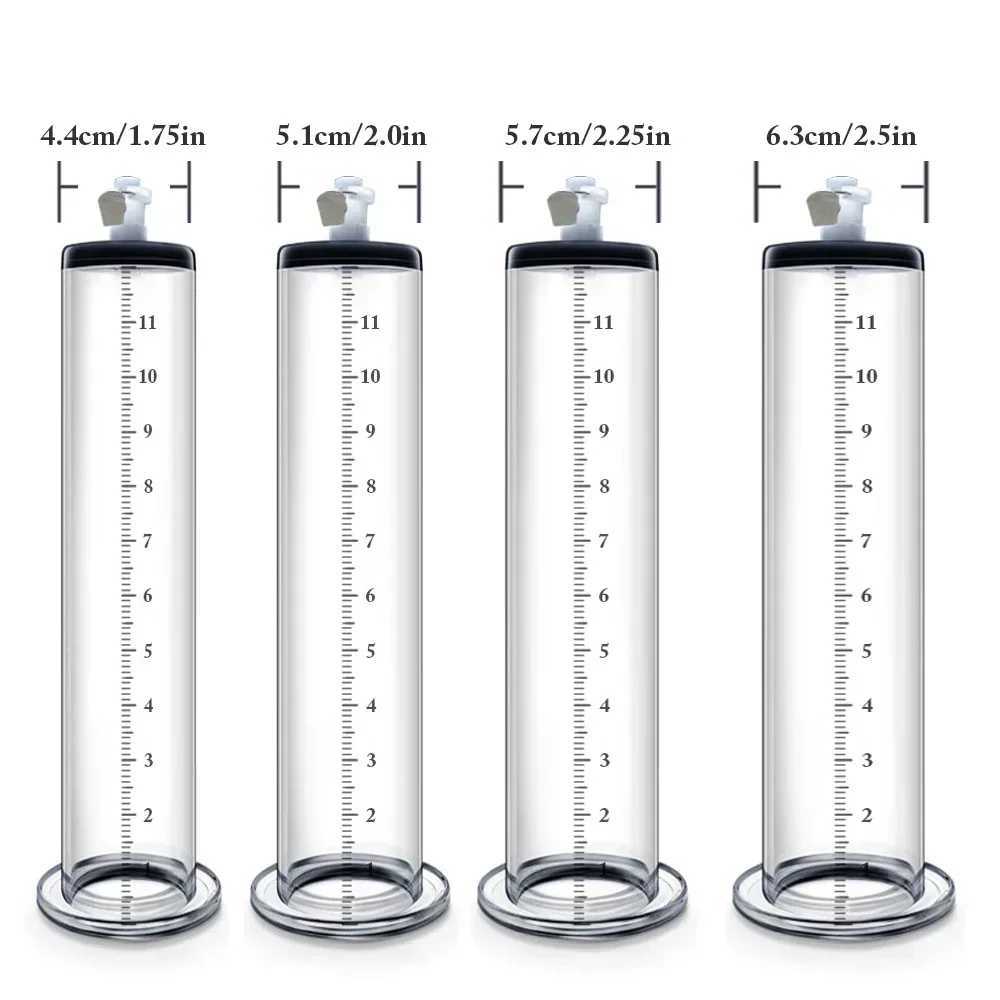 Acrylic Penis Pump Manual Penis Enlarger Sex Toy for Men Vacuum Pump Male Masturbation Penis Extender Trainer Adults Sex Product W250618