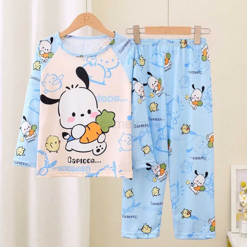 Sanrio Spring and Autumn Little Girl Princess Thin Long-sleeved Trousers Childrens Clothing girls air-conditioned home clothingXJ250618XJ250618