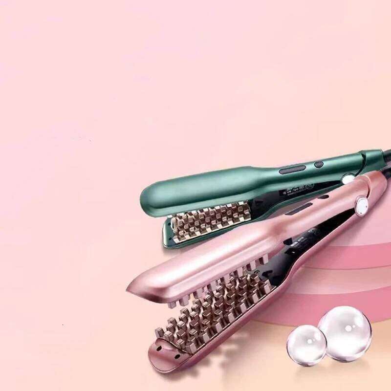 3D Grid Crimper Volumizer Fluffy Corrugated Curler Flat Iron Corn Hair Splint Perm Straightener Brush Comb