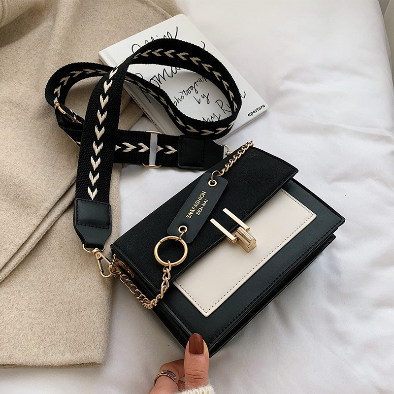 Free Shipping 2025 New Designer Bag INS Style Casual High-quality Shopping Bag Matte Color Blocked Trendy Women's One Shoulder Hand-held Small Sq