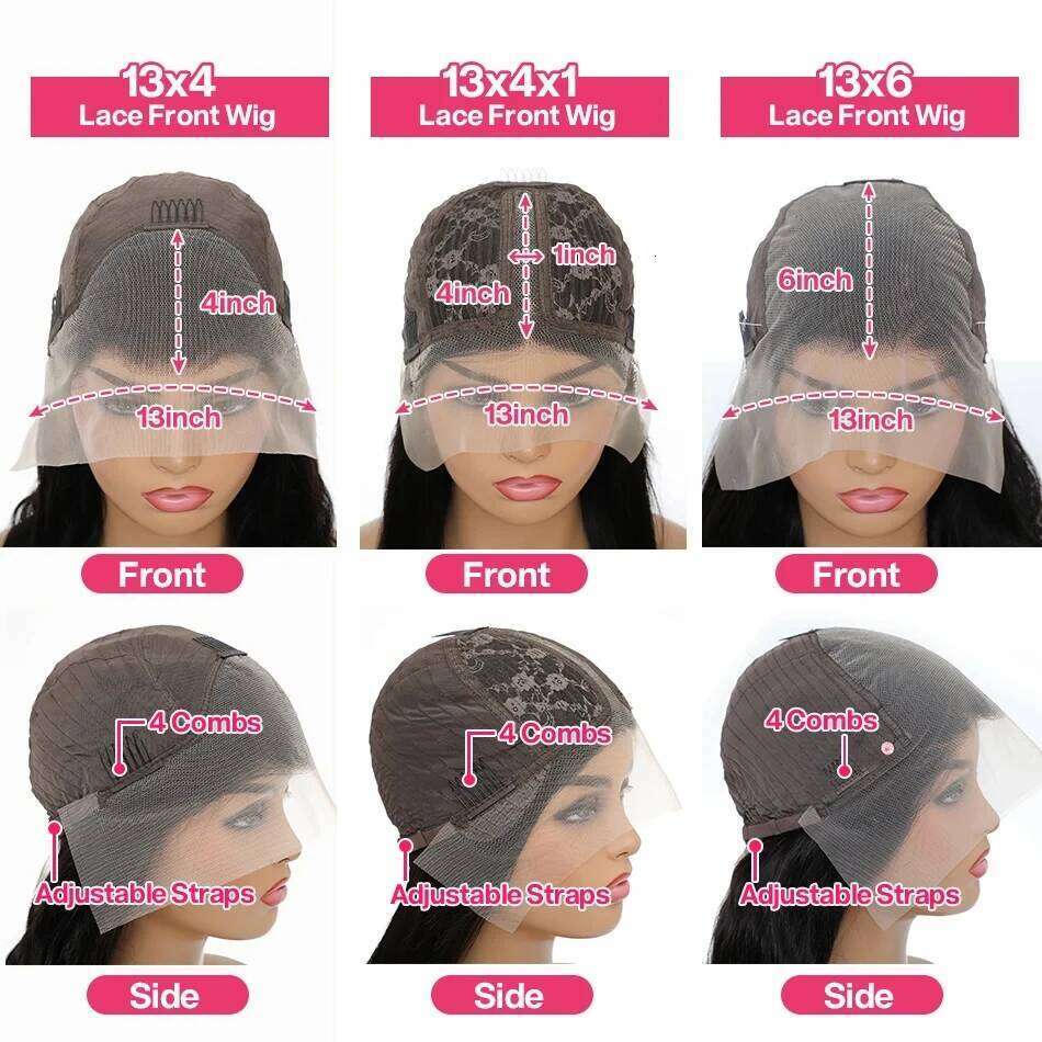 34 36 Inch 200% Brazilian Bury Red Colored Body Wave 13x6 Human 5x5 Lace Closure Wig PrePlucked With Baby Hair