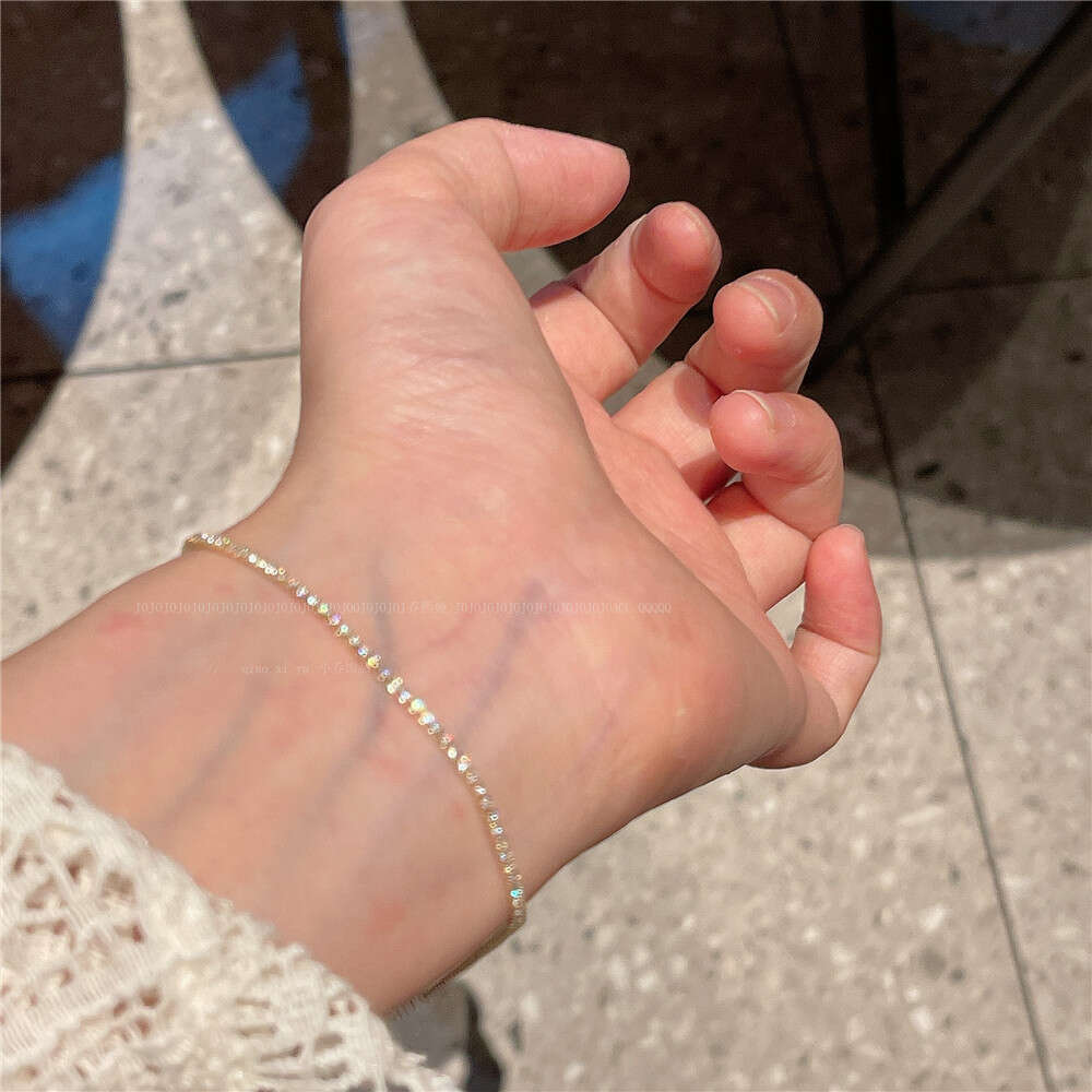 First-Line Shining Ultra-Fine Bracelet Starlight Ins Style Daily Versatile High-End Sense Rope Exquisite Hand Jewelry J614