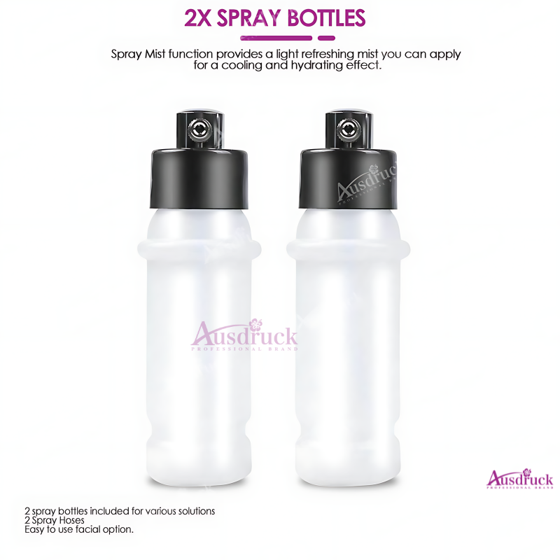 3-in-1 Mini Diamond Microdermabrasion Machine | Vacuum Extraction + Spray Mist | Portable Facial Skin Rejuvenation Device