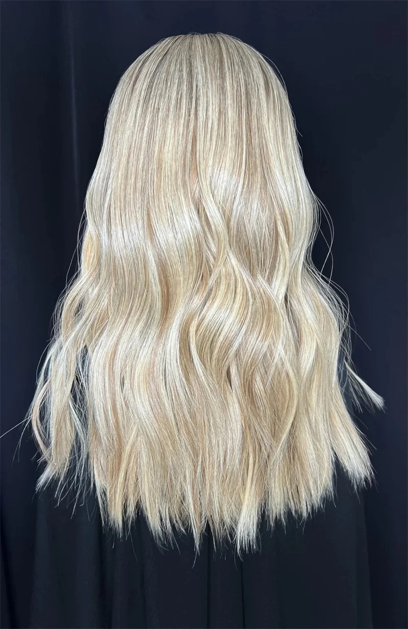 613 Lace Front Wig Human Hair 13x4 Blonde Human Hair Wigs 250% Density Body Wave Lace Front Wigs Human Hair Pre Plucked 26 Inch Synthetic
