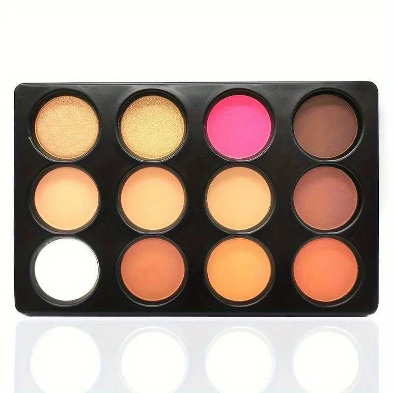 12 Colors Cosmetics Palette Contour Powder Blush Highlighter Set Waterproof Long-Lasting Makeup Kit for Professional Home Use XJ250618