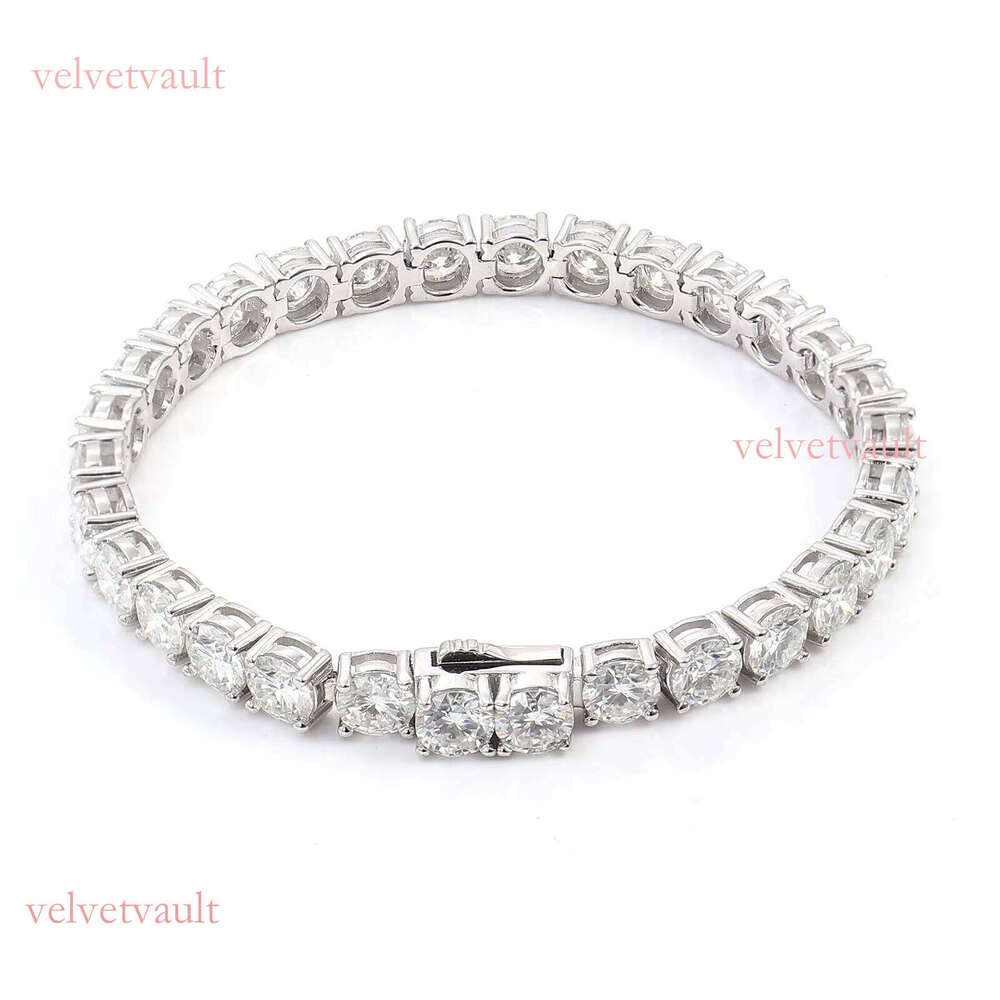 Pure Sier GRA Tennis Bracelet Silicon Stone 2mm 3mm 4mm 5mm