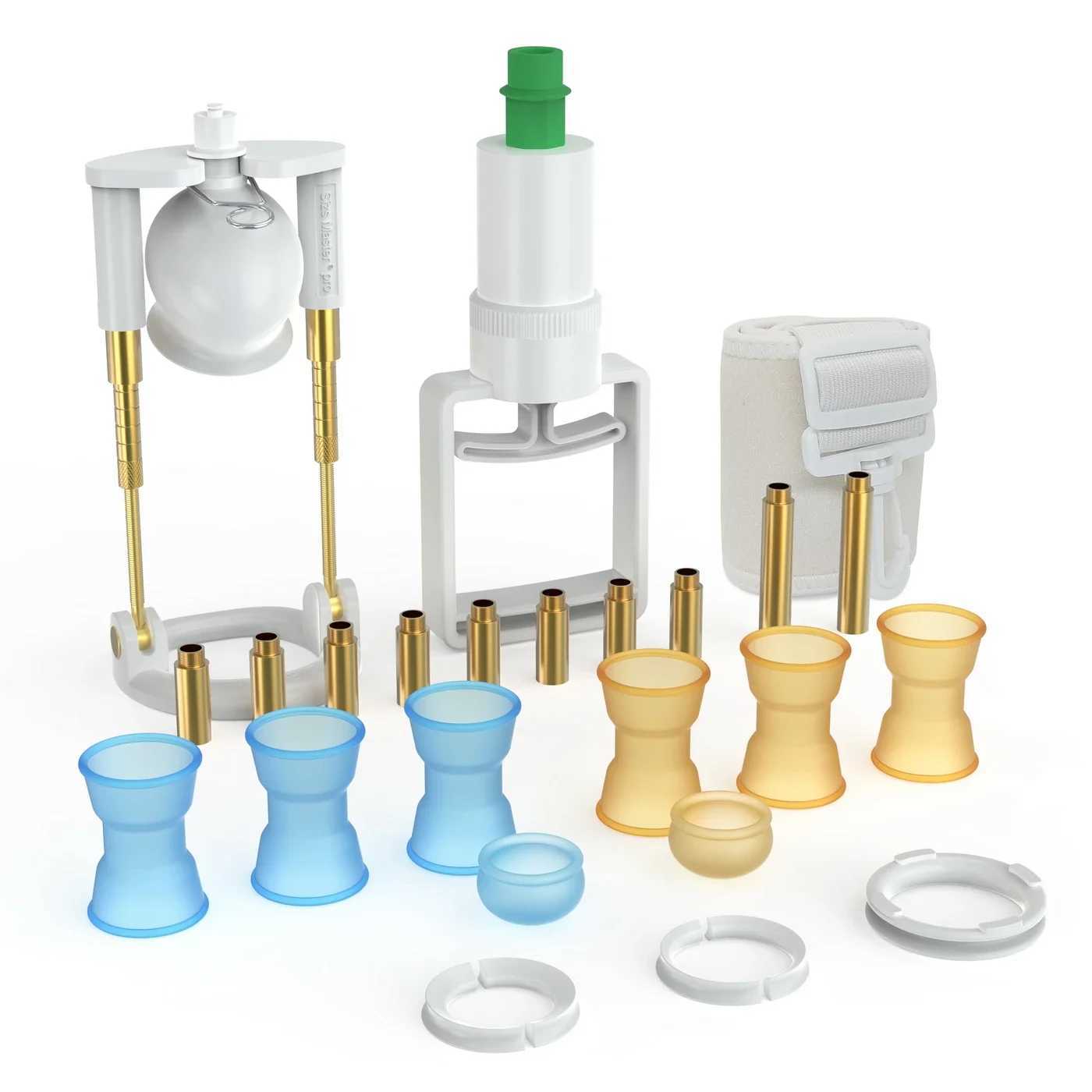 New Size Master Pro Golden extender with fastigiate Vacuum cup for Male Penis Enlargement system Penis Size Master PMP. W250618