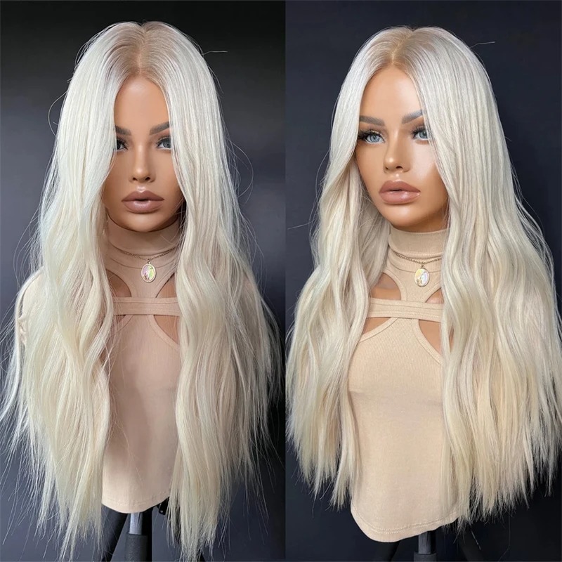 613 Lace Front Wig Human Hair 13x4 Blonde Human Hair Wigs 250% Density Body Wave Lace Front Wigs Human Hair Pre Plucked 26 Inch Synthetic