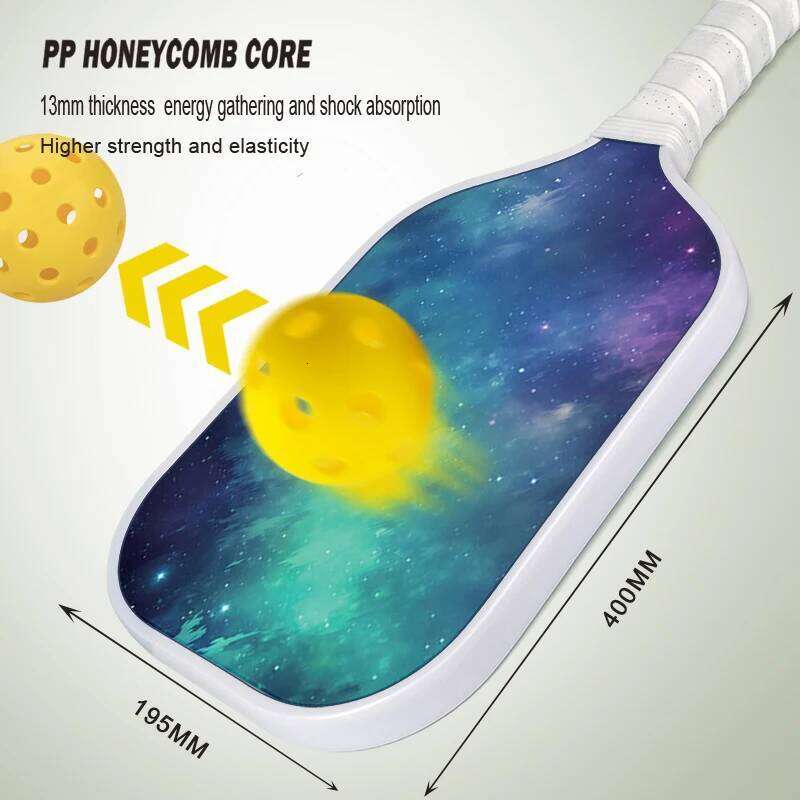 Pickleball paddle, high-quality fiberglass cricket, squash and tennis racket, anti-slip grip, super durable, meet USAPA standard