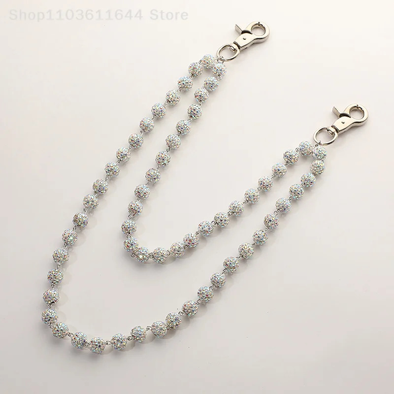 Hip-hop Pants Chains High-quality Ball Beads Waist Chains Simple Jeans Chain Fashion Pants Chain Clothing Accessories Gifts 250618