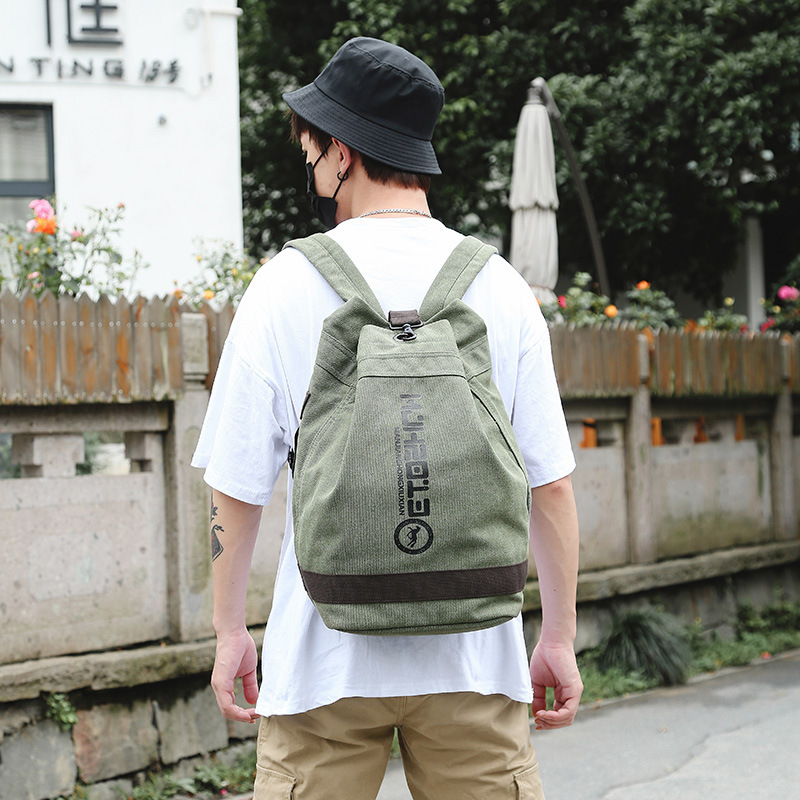 High quality brand new high-quality free designer bag new canvas backpack Korean fashion brand same backpack, basketball bag cross-border new free des