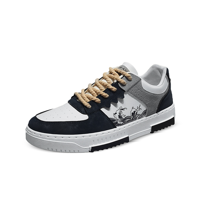 Men's shoes new summer low top casual flat plate shoes trend all match student sports tide shoes