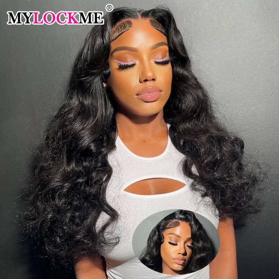 Easy and Go Body Wave 6x4 5x5 Closure Glueless Wig Human Hair Ready To Wear Cut Pre plucked 13x4 Lace Wigs