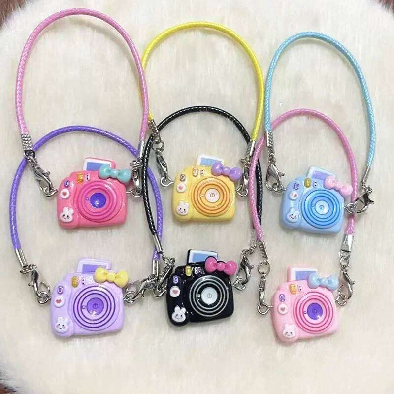 Labubu Bag Mini DIY Camera Model Doll Clothes Outfit Accessories For Korea Kpop EXO Cm Plush Idol S Clothing Kid Gift