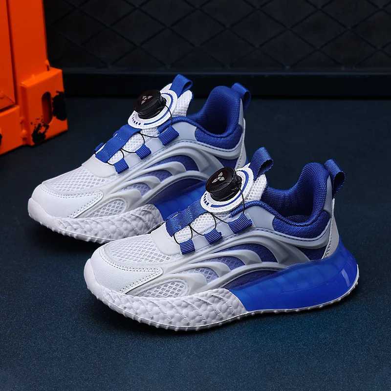 Children Sneakers Kids Shoes For Girl Sport Tennis Casual Running Shoe Boys Mesh PU Leather Tennis Outdoor Sneaker Z250618