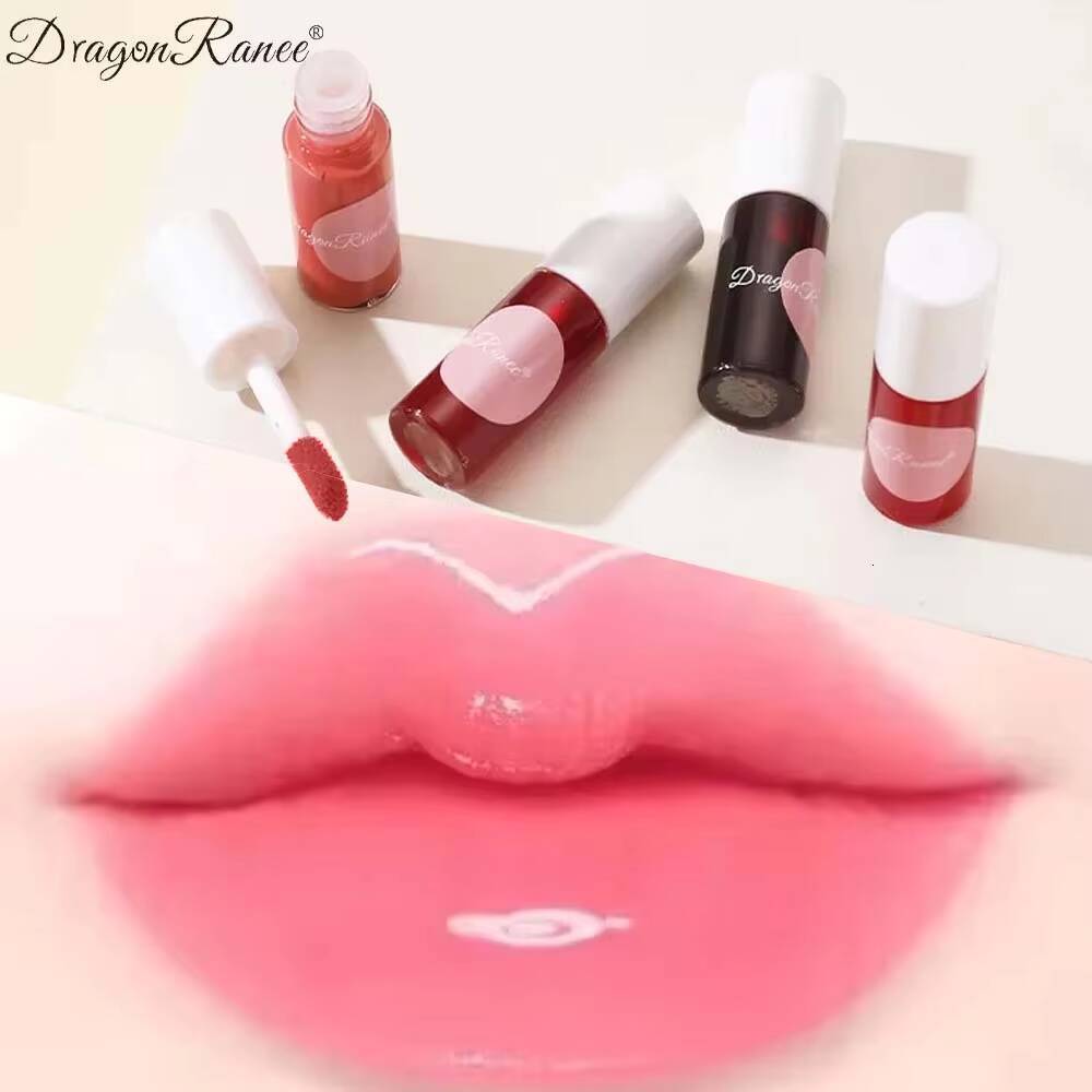 Mini 10 Colors Liquid Lip Gloss Waterproof Non-stick Long Lasting Sexy Red Mirror Glass Moisturize Lipstick Water Rouge Makeup happy