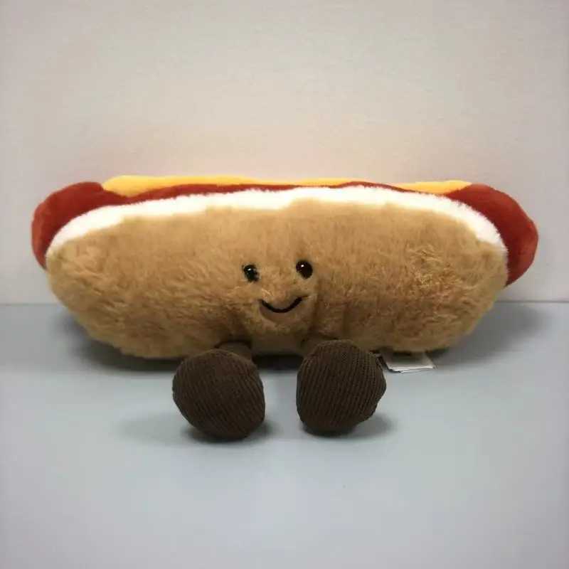 Jelly Cat 11cm Hot Dog Doll Food Series Cat And Dog Interactive Bite Play Toy Decorations Female Christmas Pet Gift W250618