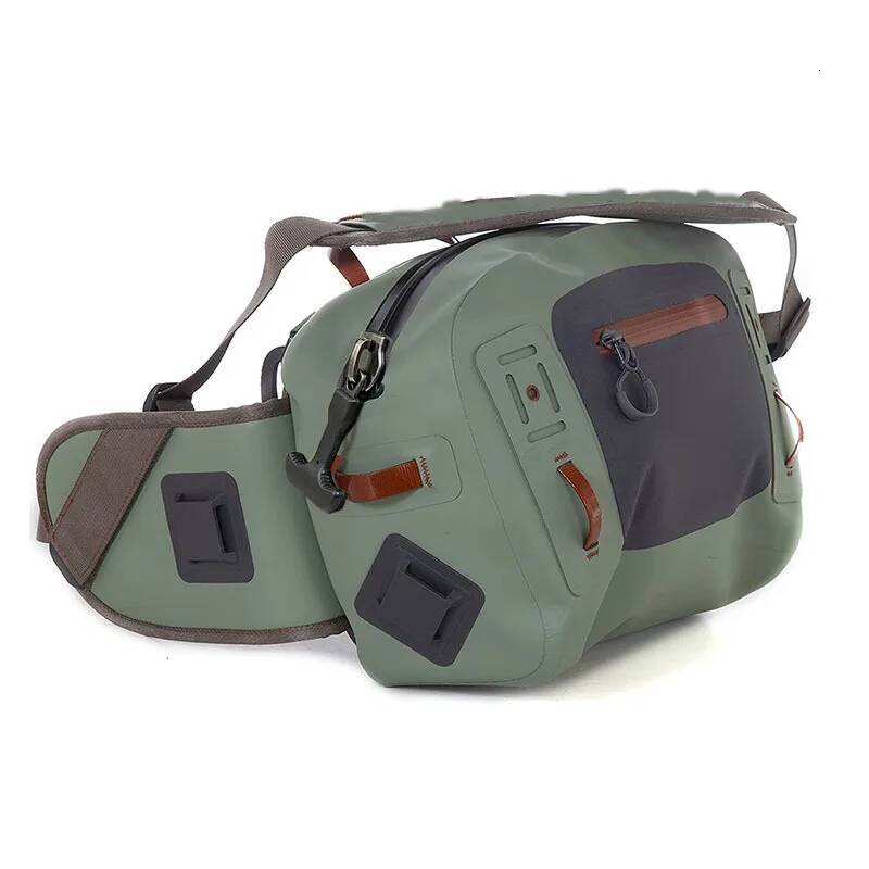 Fly Fishing Wait Hip Pack Fanny Tackle Storage Cross Body Sling Versatile Waterproof Dry Bag for Canoeing Surfing Kayking High quality designer