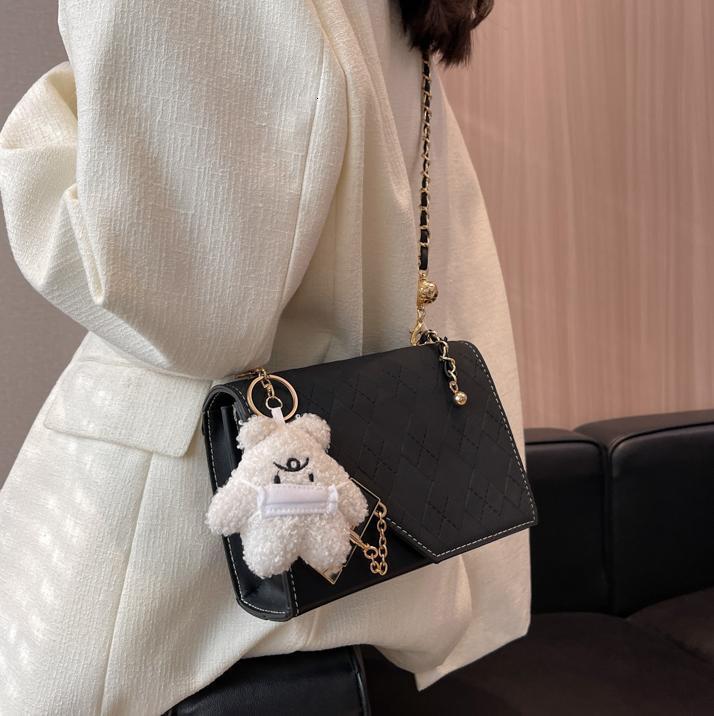Free shipping designer Trendy Small Bag for Women 2025 New Versatile Fashion Small Square Bag Retro Chain Bag Shoulder Bag Crossbody Bag