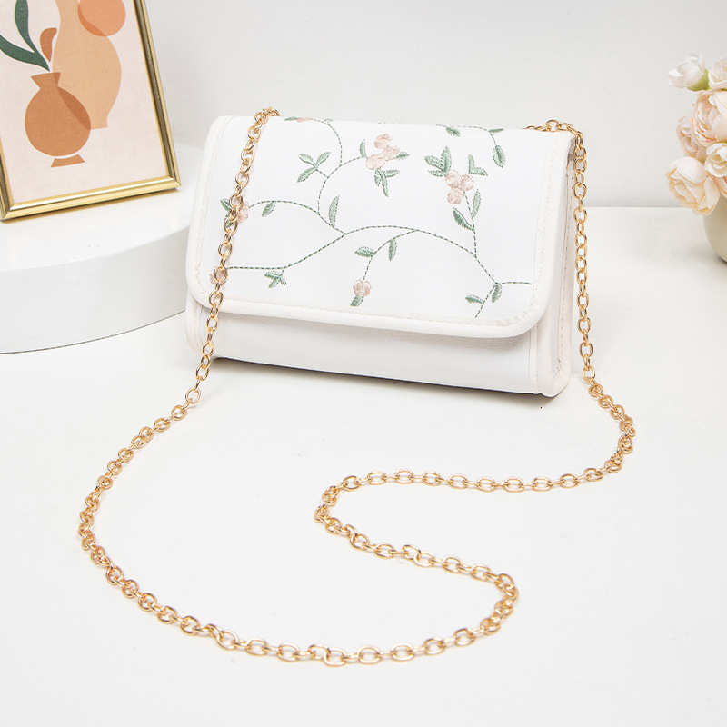 Free Shipping 2025 New Designer Bag Fashionable Embroidered Small Square Bag Multifunctional High-quality Shopping Bag High-end Women's Shoulder 
