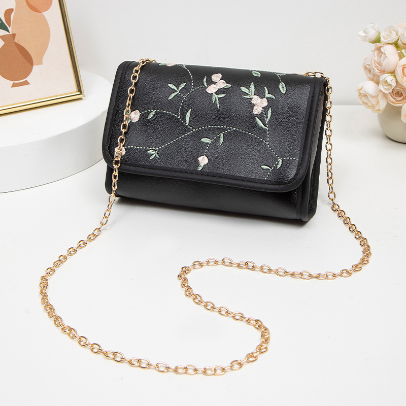 Free Shipping 2025 New Designer Bag Fashionable Embroidered Small Square Bag Multifunctional High-quality Shopping Bag High-end Women's Shoulder 