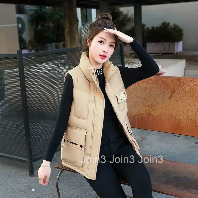Lady Giletes Loose Quilted Womens Padded Cotton Vests Coats on Sale Winter Clothing Working Insulated Classic New Outerwear