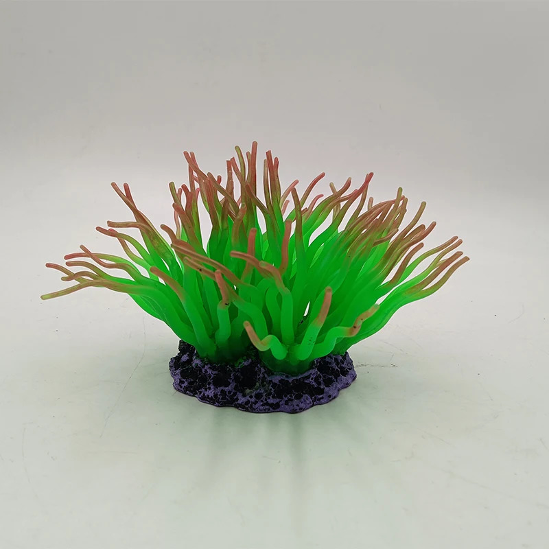 1PC Colourful Simulation Flower Shape Plant Artificial Coral Ornament For Aquarium Fish Tank Landscaping Scenery Decoration 250613
