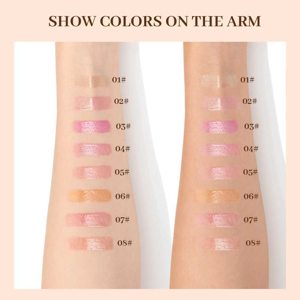 QIBEST Fruit Lip Tint Long Lasting Liquid Lipstick Moisturizing Crystal Jelly Lip Oil Plumping Water Lip Gloss Makeup For Lips XJ250618