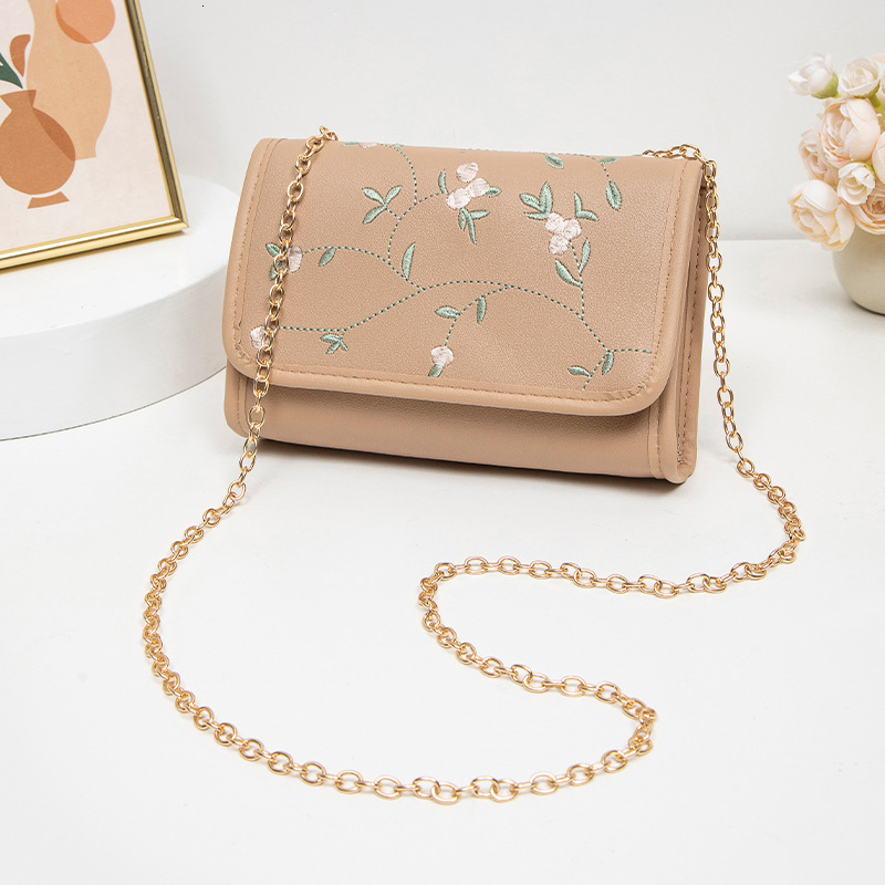 Free Shipping 2025 New Designer Bag Fashionable Embroidered Small Square Bag Multifunctional High-quality Shopping Bag High-end Women's Shoulder 