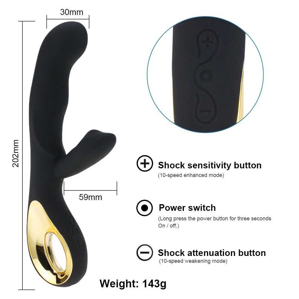 G Spot Rabbit Vibrator for Women Powerful 10 Vibrating Clitoris Stimulator Dildo Vagina Massager Sex Toys for Couple PleasureXJ250618