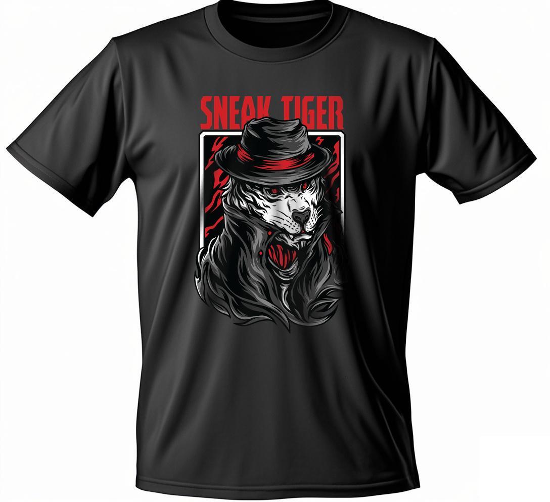 ddmythur Men S-3XL 2025new Round collar T-shirts Cotton Wolf Short sleeve black White #ddmythur