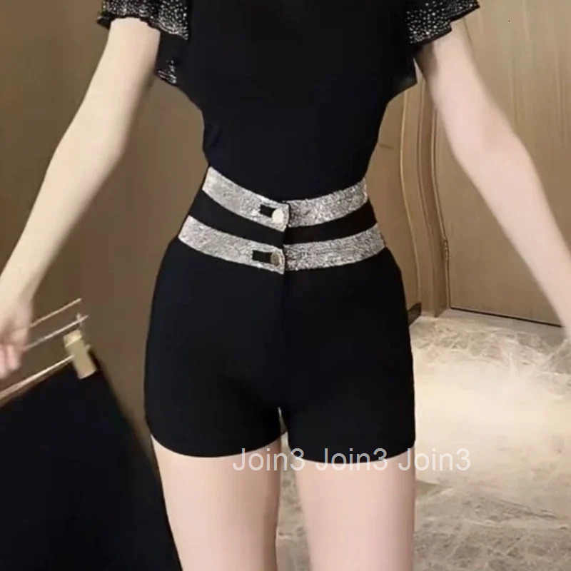 Shorts for Women Tight Black Skinny Booty Woman Short Pants High Waist Outdoor To Wear Wholesale Elasticty Y2k Harajuku Hot XL