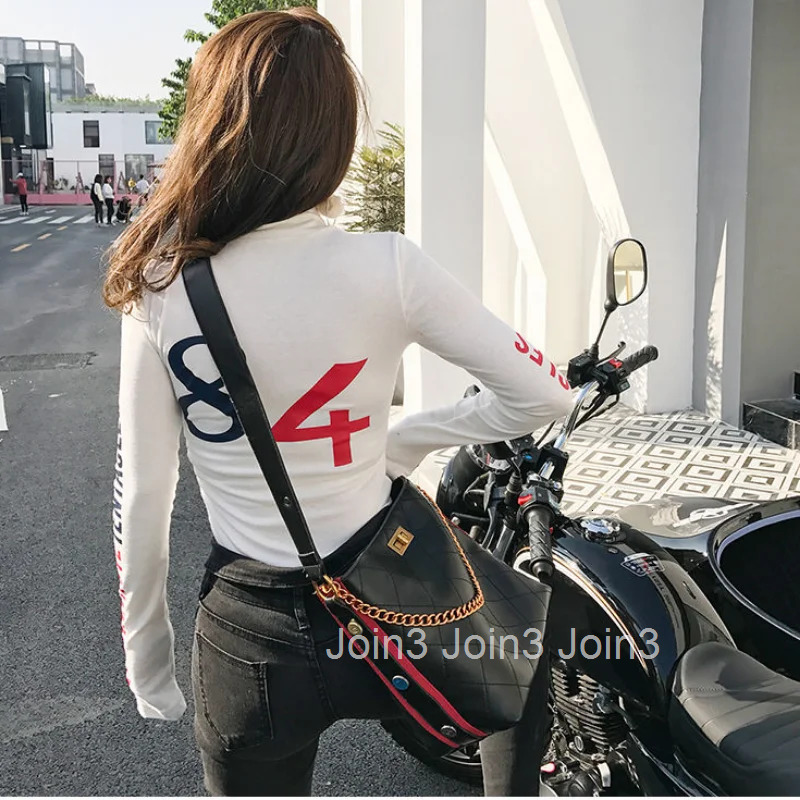 Long Sleeve Tees White O Neck Top for Women Plain T Shirts Female Cool Pulovers Goth Alt Tall Art Cartoon Xxl Vintage S Clothes