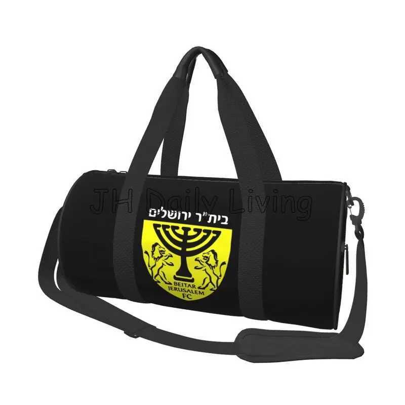 Beitar Jerusalem FC Print Travel Duffel Bag Weekender Overnight Bags Portable Waterproof Luggage Tote Bag for Yoga Gym Sports W250618