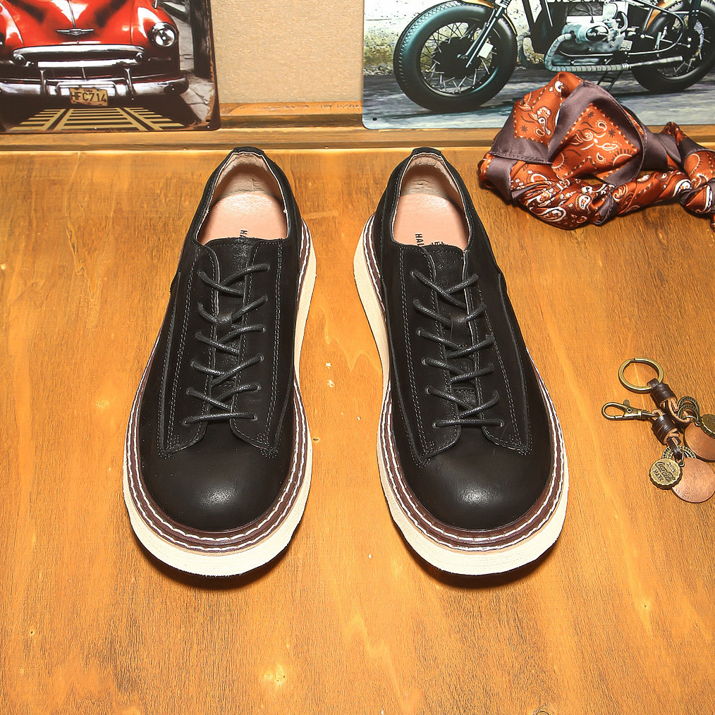 Spring New Casual Shoes Men S Genuine Leather High End Pure Cowhide Shoes Casual Soft Sole Ddmysaturn