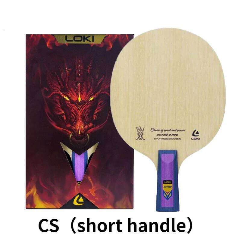 LOKI Rxton 3 PRO Table Tennis Blade Plate 7layer 5wood 2carbon Pingpong Racket Professional Twith High Speed Good Control