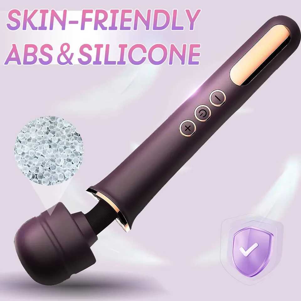 1PCS Multi-purpose vibrating stick made of silicone material 10 frequency 5-speed waterproof and silent sexy toy for women XJ250618