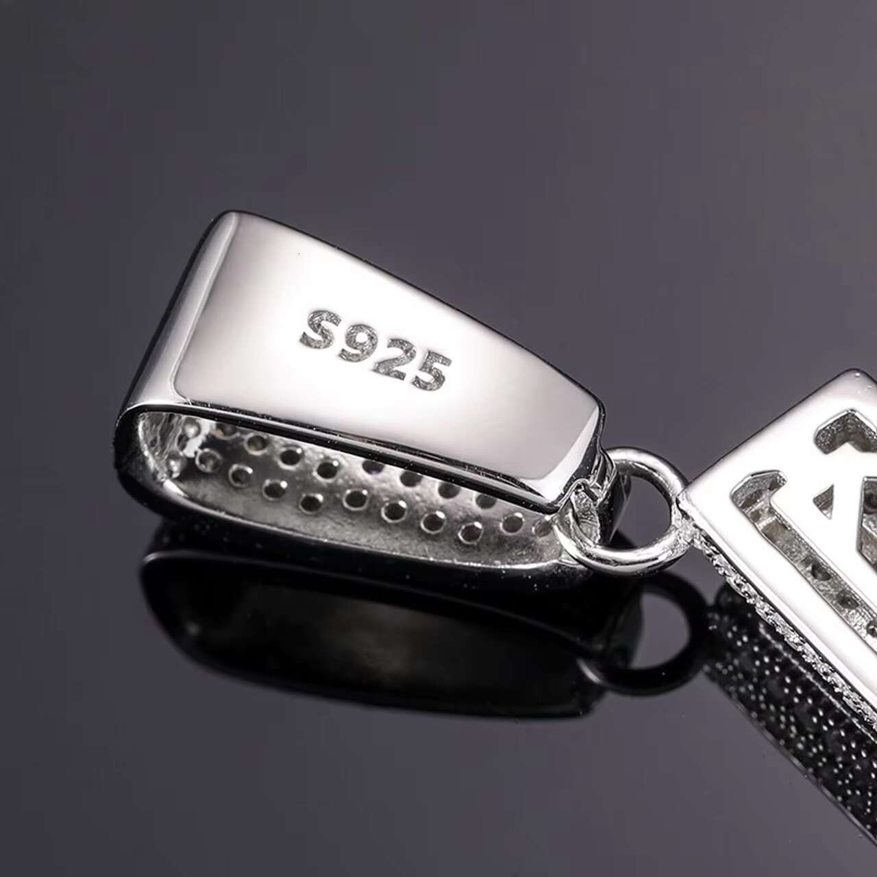 Iced 925 Sterling Silver Pistol Gun Pendant VVS Lab Diamond Moissanite Hip Hop Rapper Style Jewelry with Pendants Charms
