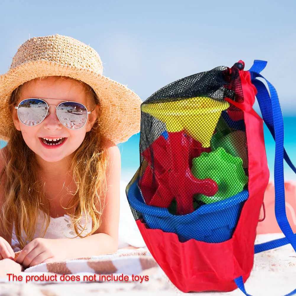 Beach Mesh Toys Storage Bag Swimming Pool Park Children Kids Sand Play Net Bag B250618