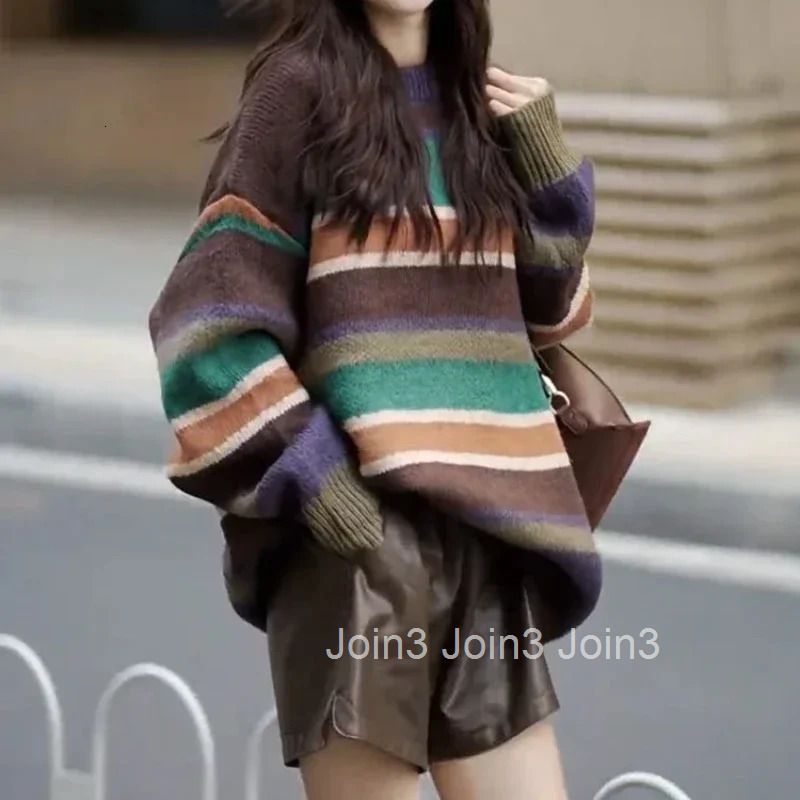 Long Sleeve Fashion 2025 Round O Neck Ladies Pullovers Basic Youthful Winter Light Casual Trend Womens Knit Sweater Fall Jumper