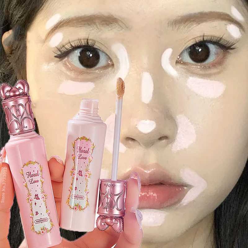 Pink Brightening Concealer Stick Waterproof Highlighting Liquid Moisturizing Concealer Cream Cover Acne Spot Dark Circles Makeup XJ250618