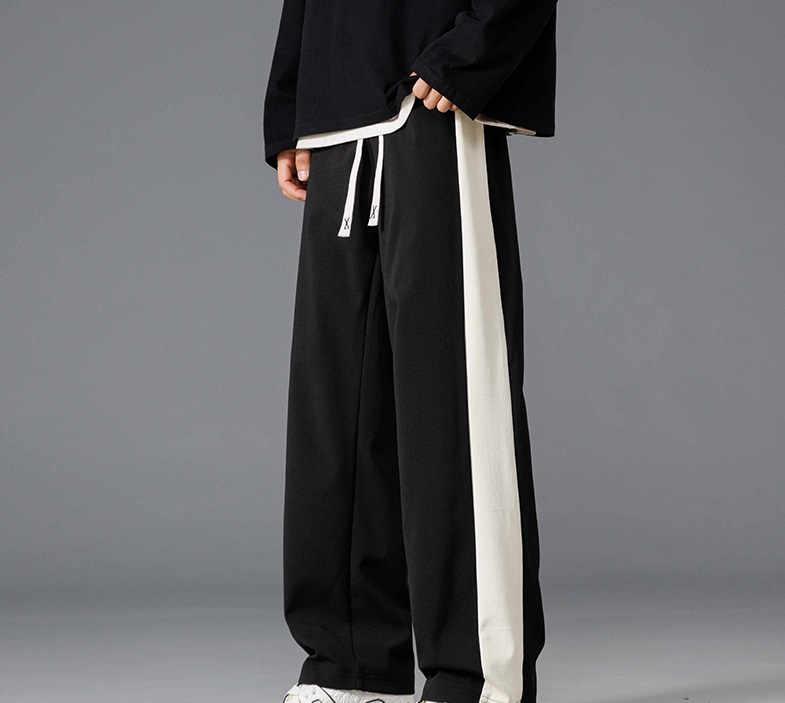 Designer Men's Streetwear Utility Pants - Loose Ankle-Tied, Summer Thin, Sports Casual Versatile Long Trousers