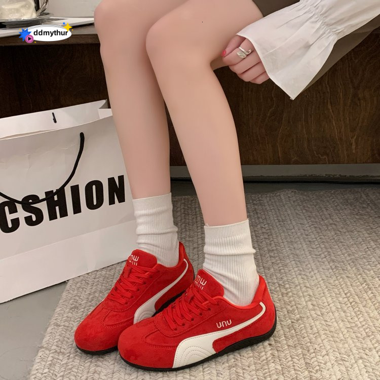 2025 Spring New Korean Style Dad Sneakers for Women Students Thick Sole Height Increasing Sports Casual Running Shoes K01