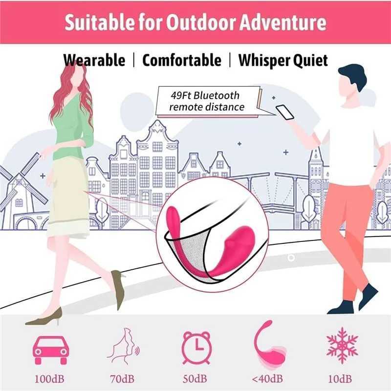 Vibration Love Clit Vaginal G Spot Vibrator Stimulator Wearable APP Wireless Control Sex Toys Adult Women Toys 18+ W250618