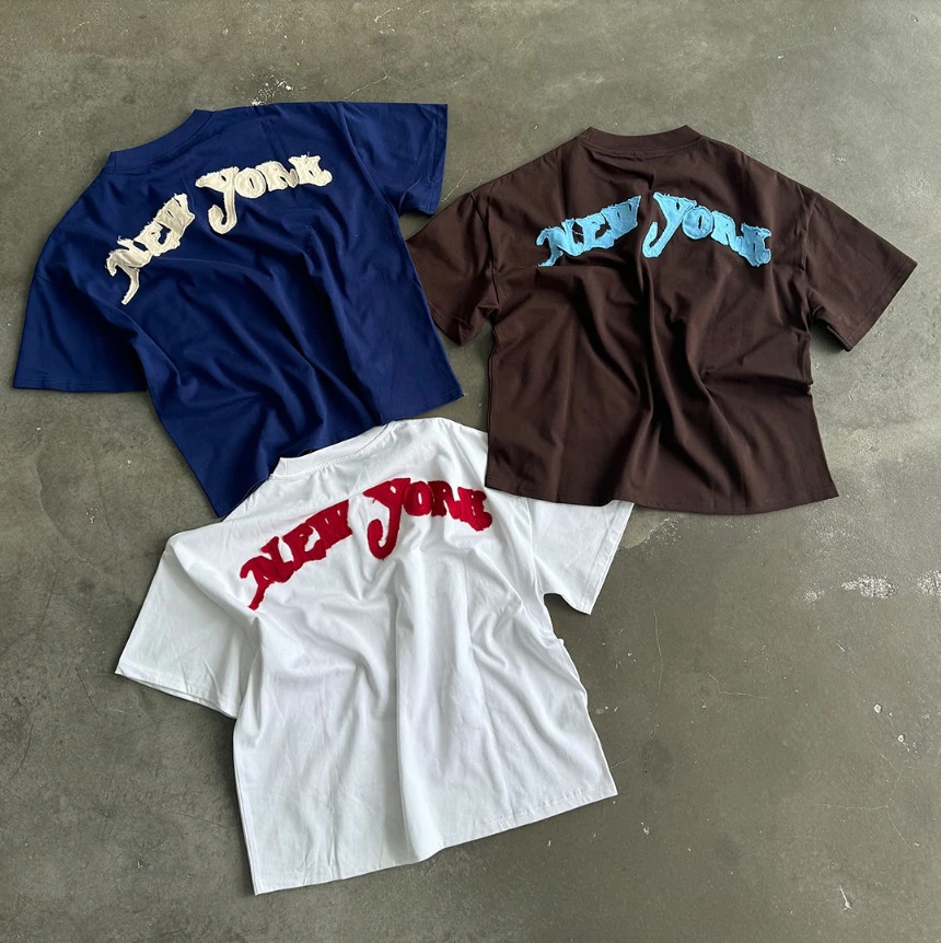 Y2K Street Retro Loose Cotton Sports T Shirt Men Women Street Hip Hop Summer Goth Trend Oversized Short Sleeve 250617CJ