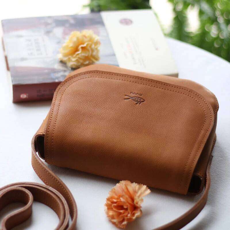 Genuine Leather Women's Shoulder Cross Bag, Bags Women,Bags For Women Trend 2024