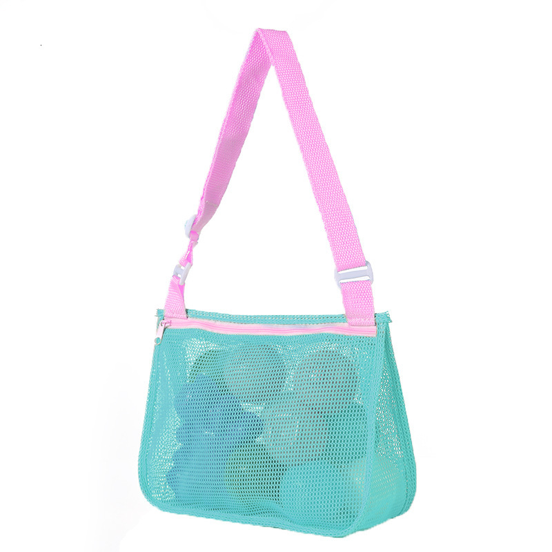 Single Shoulder Stationery Storage Stickers Toys Collection Beach Bag Clothes Children's Handheld Mesh Foldable