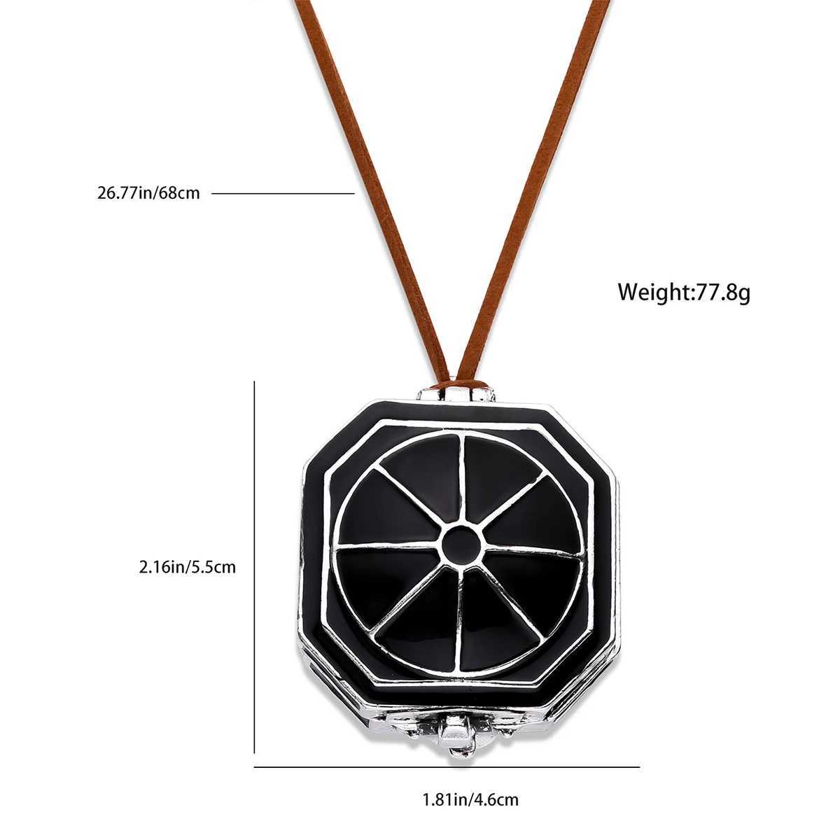 Harong Classic Pirates Compass Pendant Necklace Exquisite Movie Jack Same Outdoor Jewelry Gifts for Men Women Friends Cosplay W250618