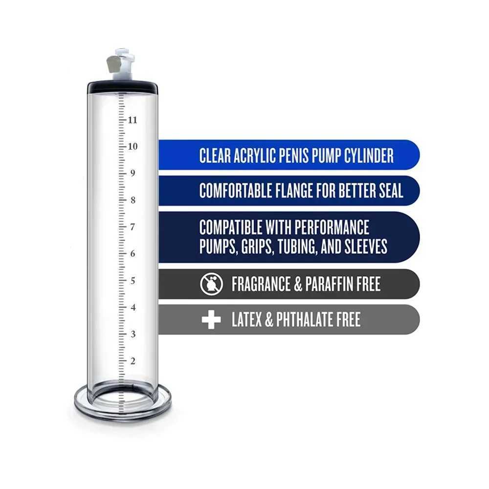 Acrylic Penis Pump Manual Penis Enlarger Sex Toy for Men Vacuum Pump Male Masturbation Penis Extender Trainer Adults Sex Product W250618