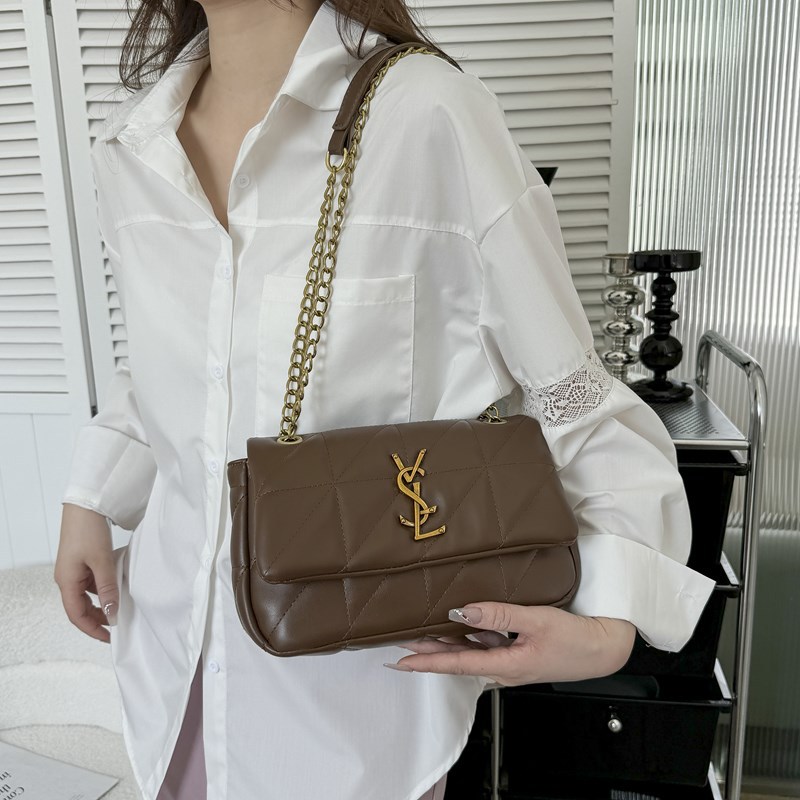Hot Free shipping designer bags for womens Shoulder bags khaki white brown black New trendy and stylish diamond grille style crossbody bag